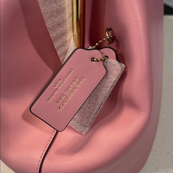 COACH Large Kisslock Frame Shoulder Clutch Bag (Pink) - NWT💝 - Picture 16 of 16